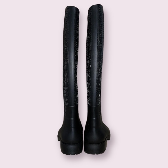 Tommy Hilfiger Rain Boots Tall Rubber Garden Textured Boots NWOT Size Wo… - Picture 4 of 7